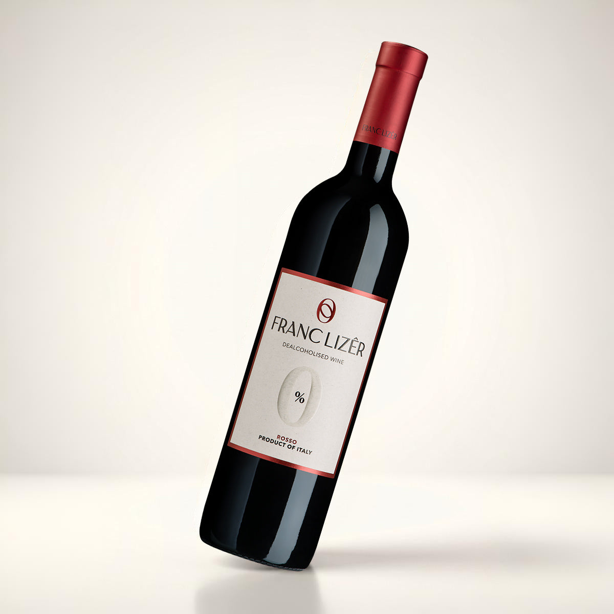 Rødvins flaske - Franc Lizer, Rosso alkoholfri rødvin