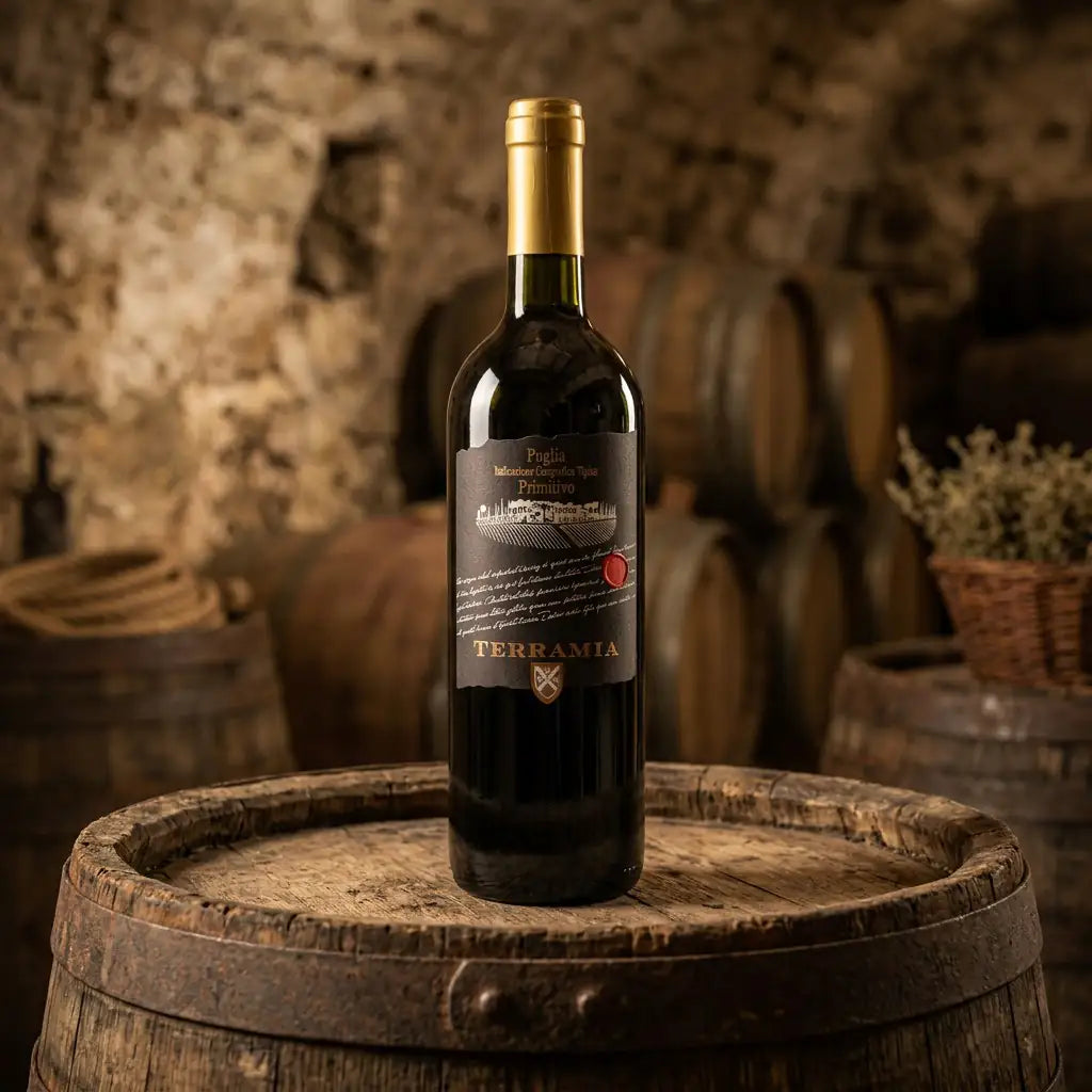 Terramia, Primitivo IGT 2022 på vintønde